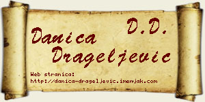 Danica Drageljević vizit kartica